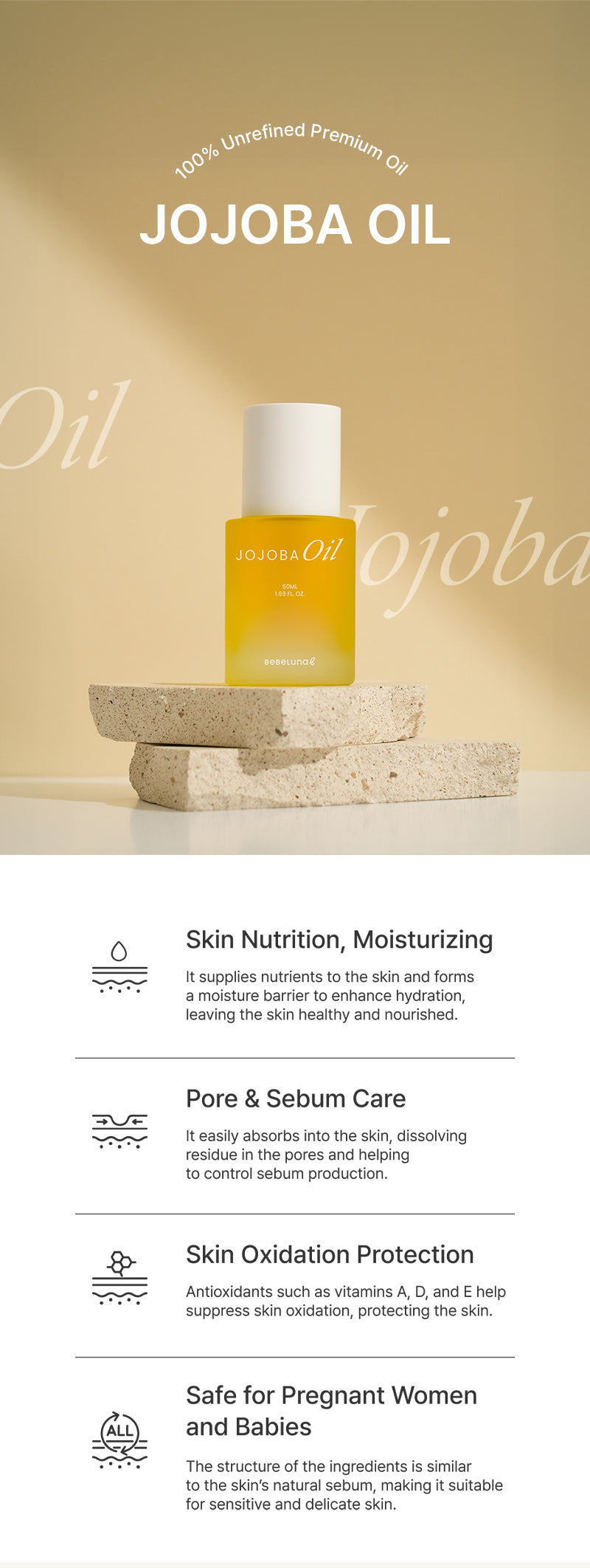 Bebeluna Jojoba Oil 50ml