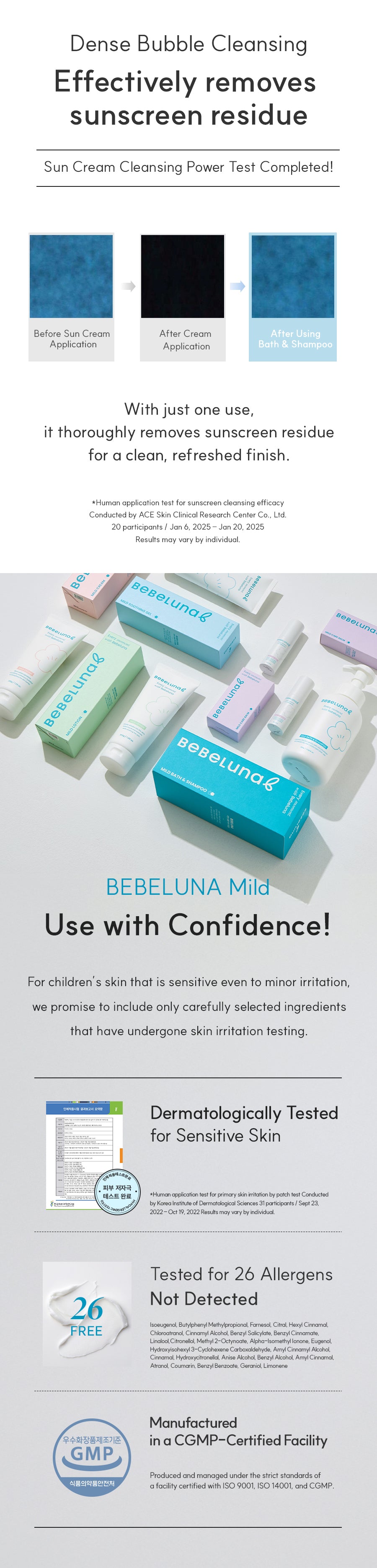 Bebeluna Mild Bath & Shampoo 500g