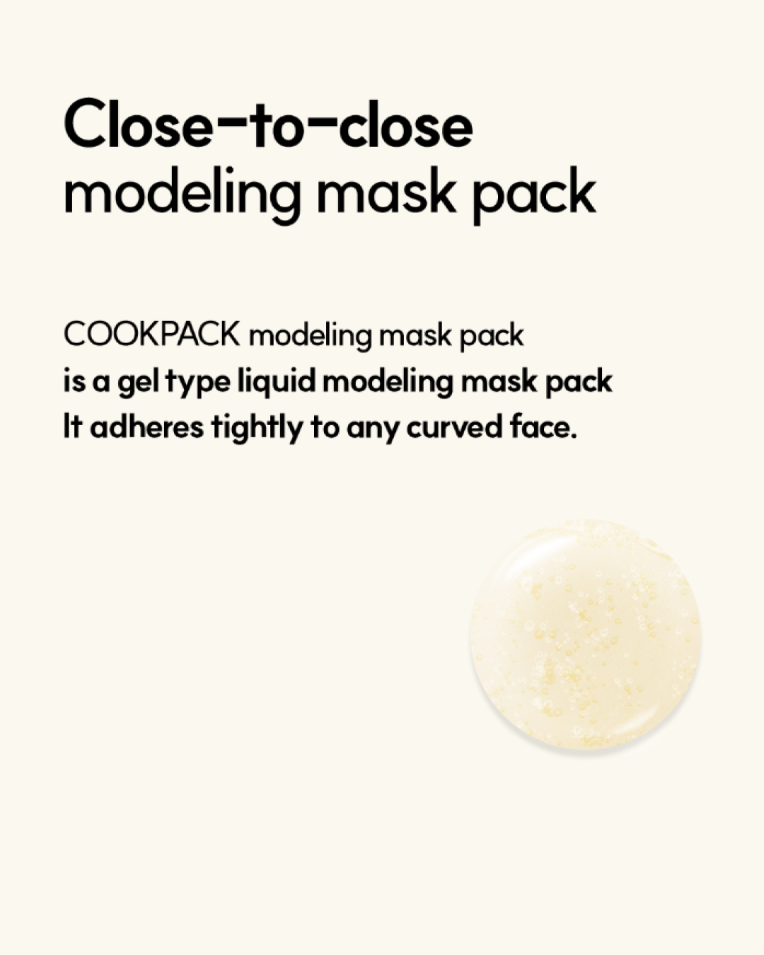 Cook Pack Modeling Mask