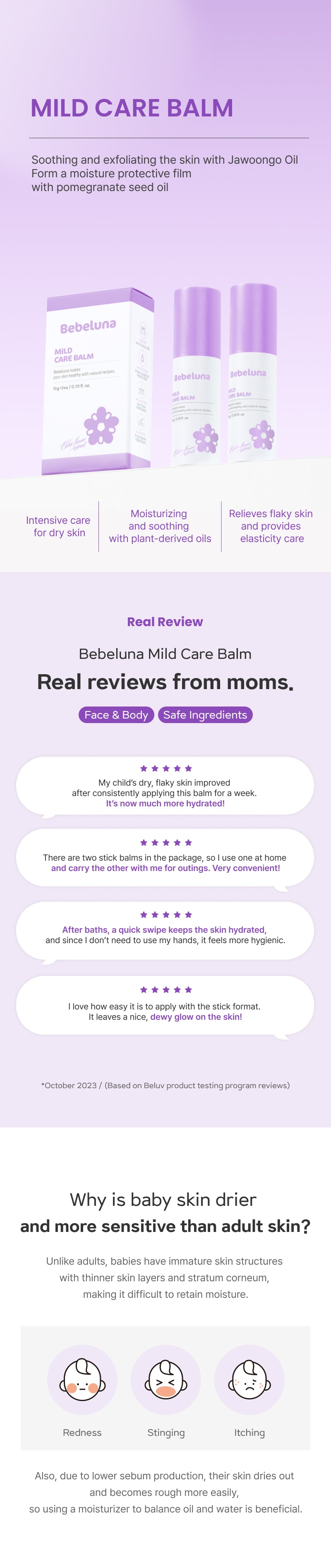 Bebeluna Mild Care Balm Duo Pack 10g