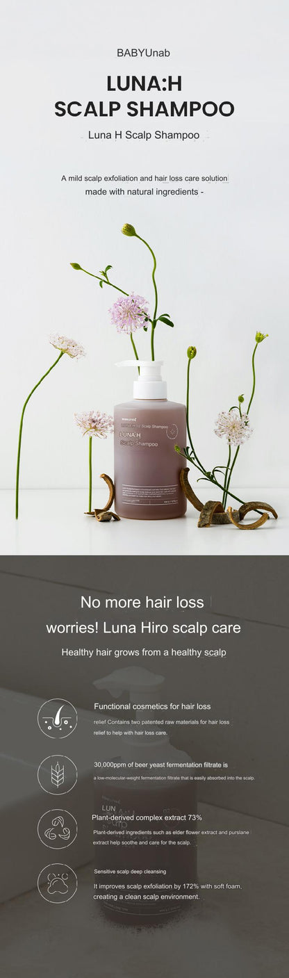 Luna:H Scalp Shampoo 500g