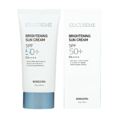 [BEBELUNA] EX:CUSEME Brightening Sun Cream SPF50+/PA++++ 75g