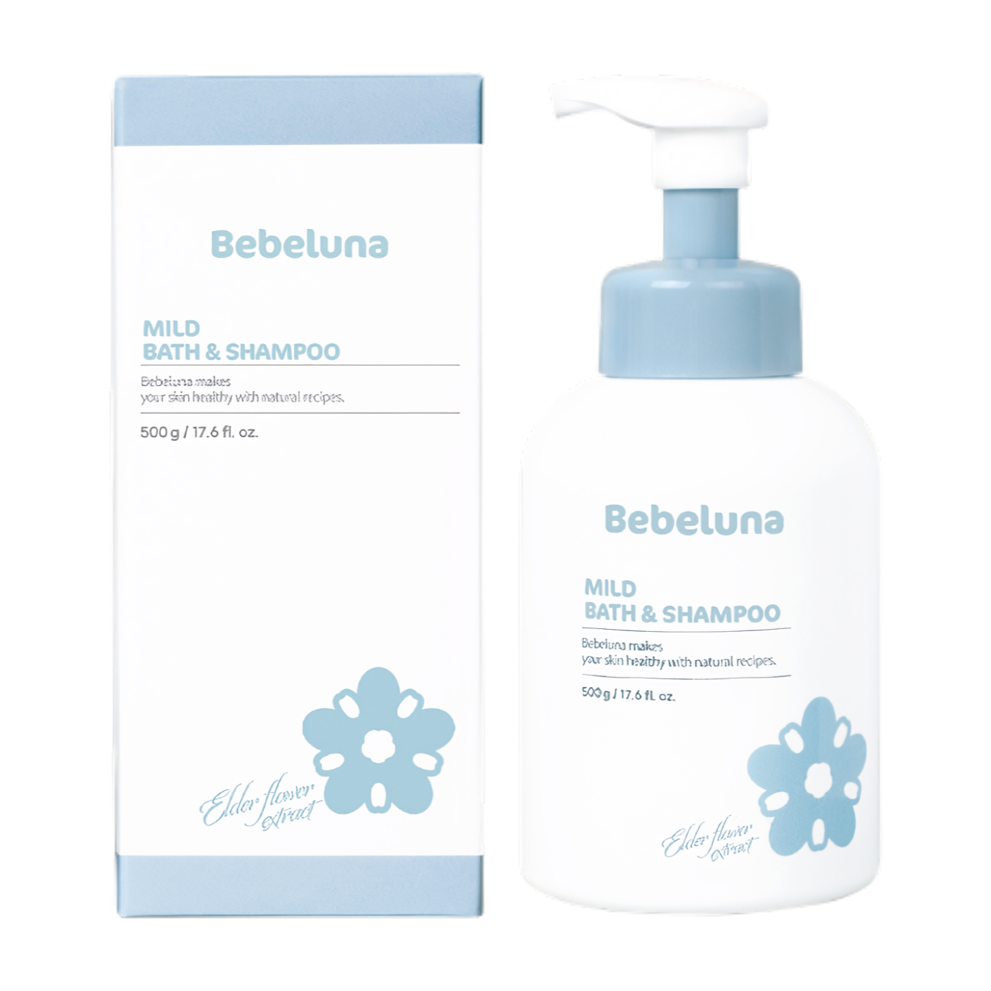 [BEBELUNA] Mild Bath & Shampoo 500g