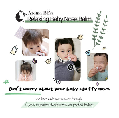 [AROMA BLISS] Relaxing Baby Nose Balm 3.4g