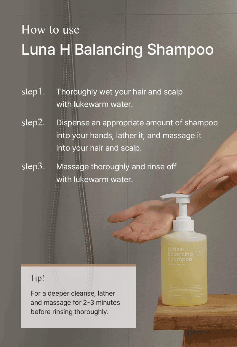 Luna:H Balancing Shampoo 500g